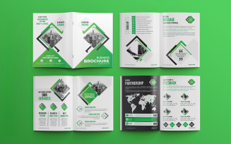 Modern business proposal 16 pages multipurpose brochure template 08