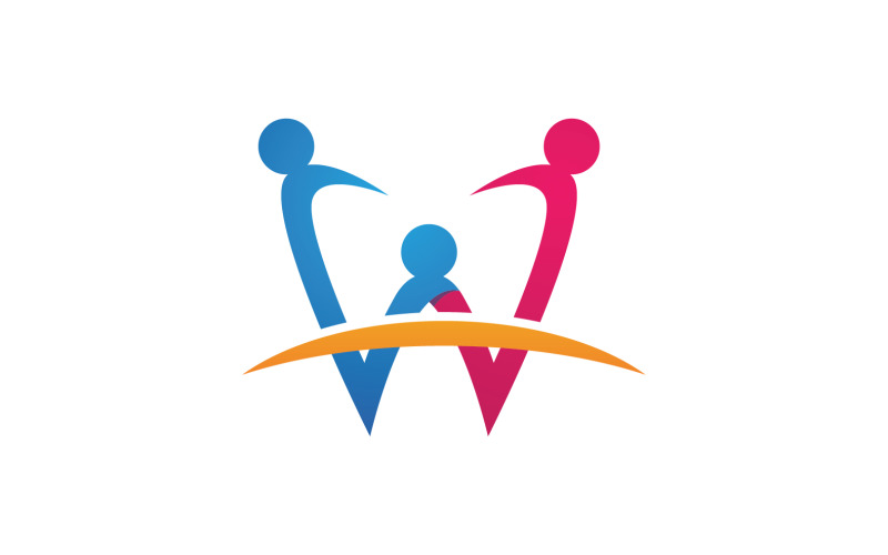 Family care health people logo vector v2 Logo Template