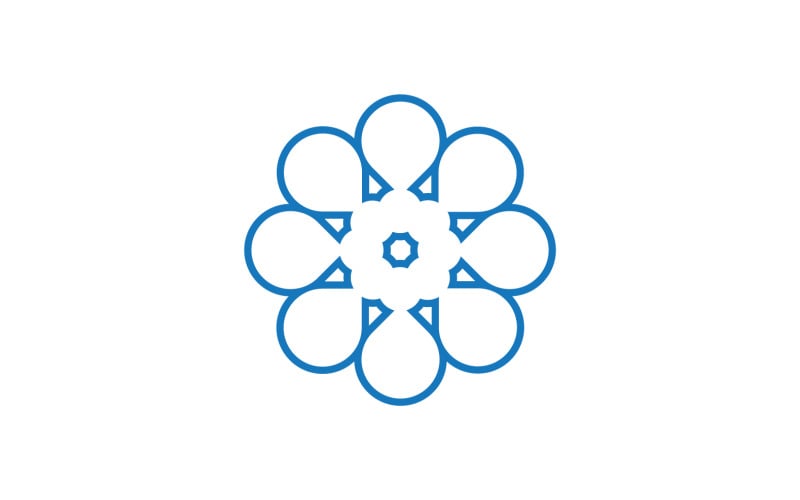 Flower beauty logo icon design template v7 Logo Template