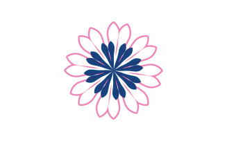 Flower beauty logo icon design template v9
