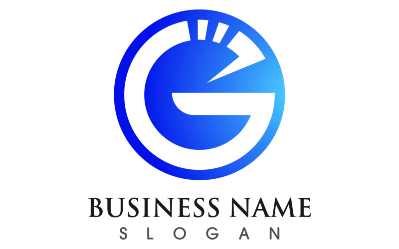 G letter initial business logo template vector v13 Logo Template