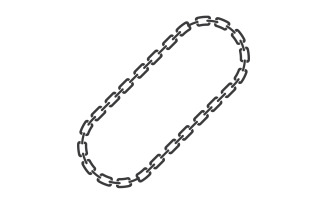 Chain vector design template element v13