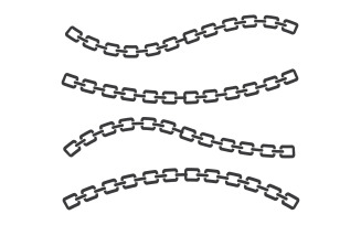 Chain vector design template element v14