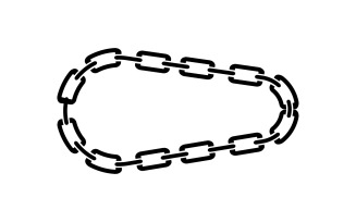 Chain vector design template element v24