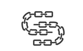 Chain vector design template element v5