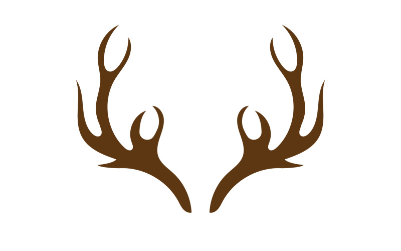 Deer horn head logo template design v7 Logo Template