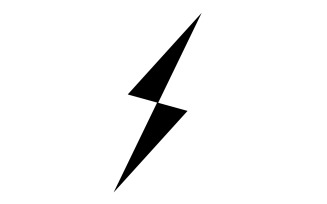 Thunderbolt flash lightning logo template design v4