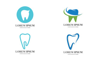 Dentis dental care health treatment logo vector v3
