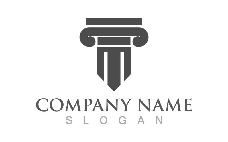 Pillar logo and symbol design vector v3 Logo Template