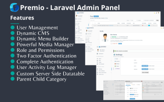 Premio - A Powerful Dynamic Laravel Admin Panel