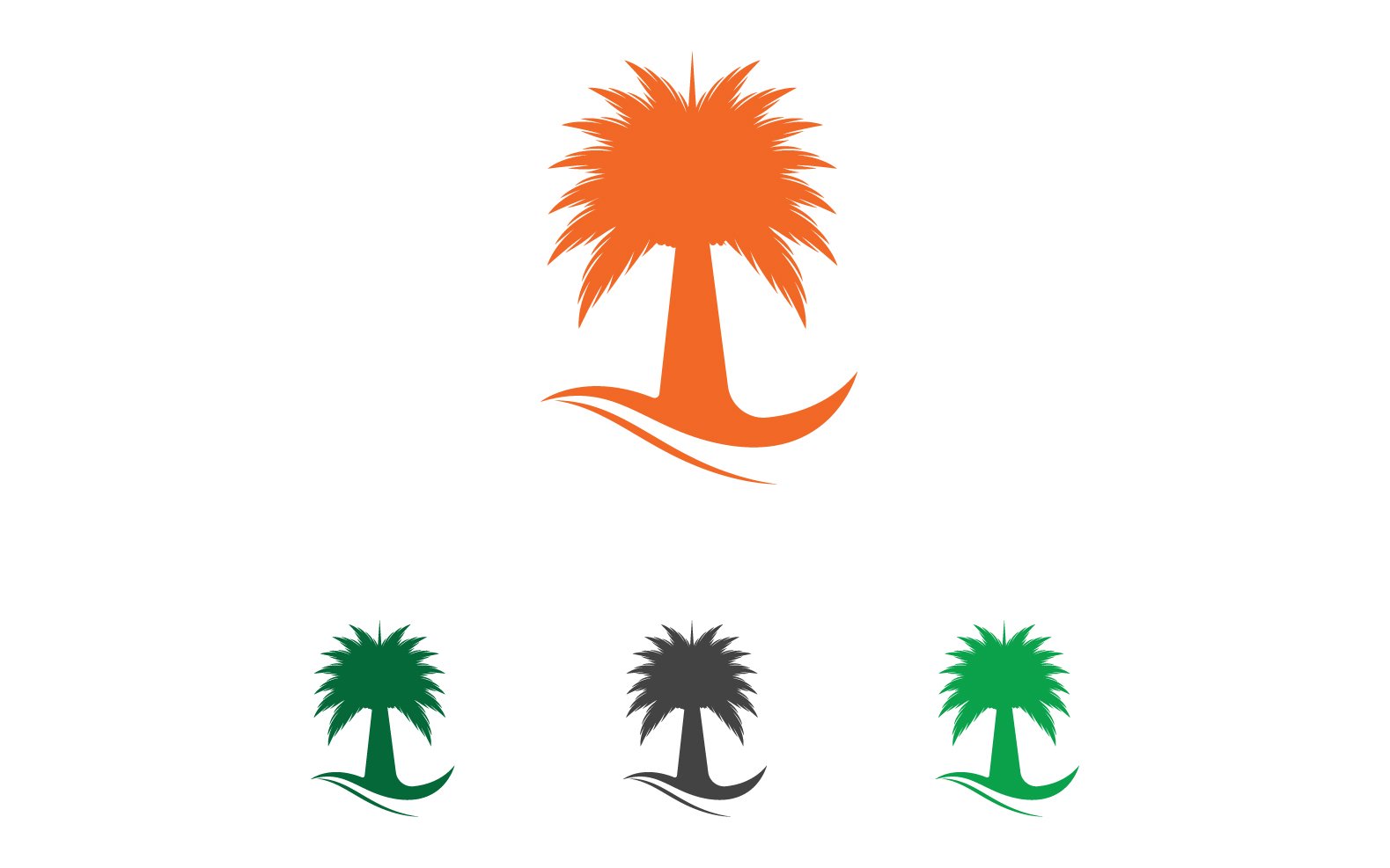 Kit Graphique #333881 Vector Palm Divers Modles Web - Logo template Preview