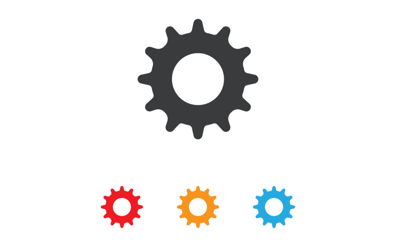 Gear machine industry logo tempplate design vector v21 Logo Template