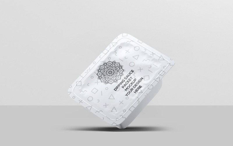 Dipping Sauce Packet Mockup 3 Product Mockup
