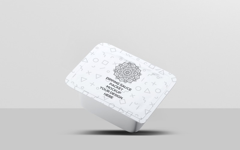 Dipping Sauce Packet Mockup Product Mockup