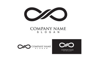 Infinity loop line business logo vector Graphic v5