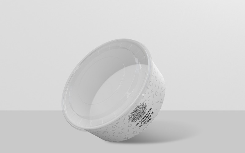 Realistic Delivery Bowl Mockup 2 Product Mockup