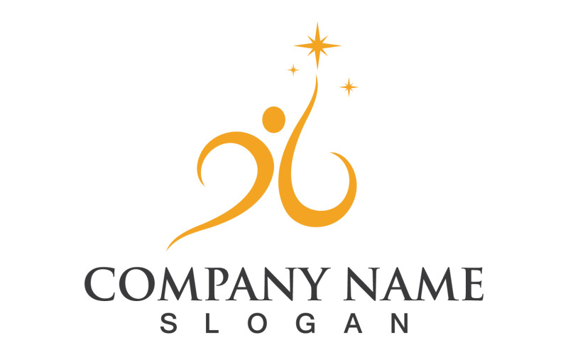 Star people success business logo v4 Logo Template