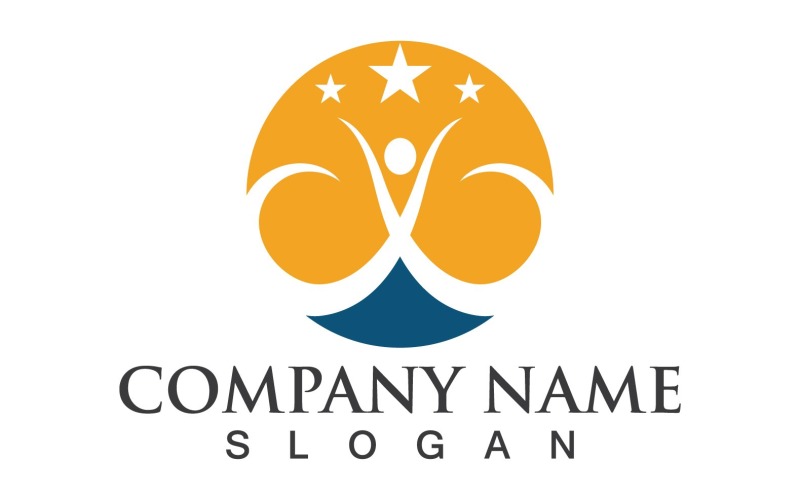 Star people success business logo v5 Logo Template