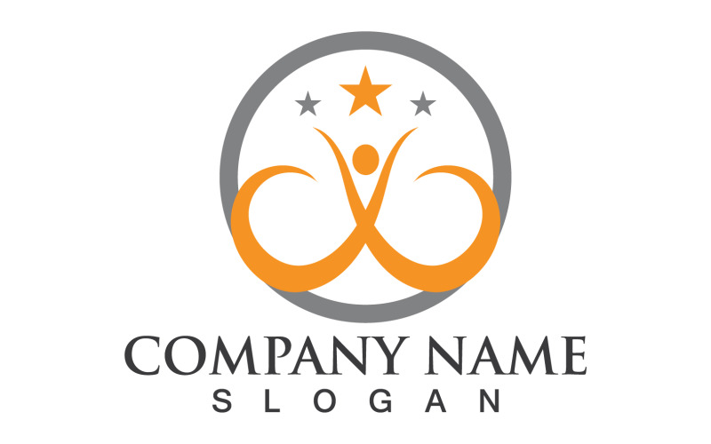Star people success business logo v6 Logo Template