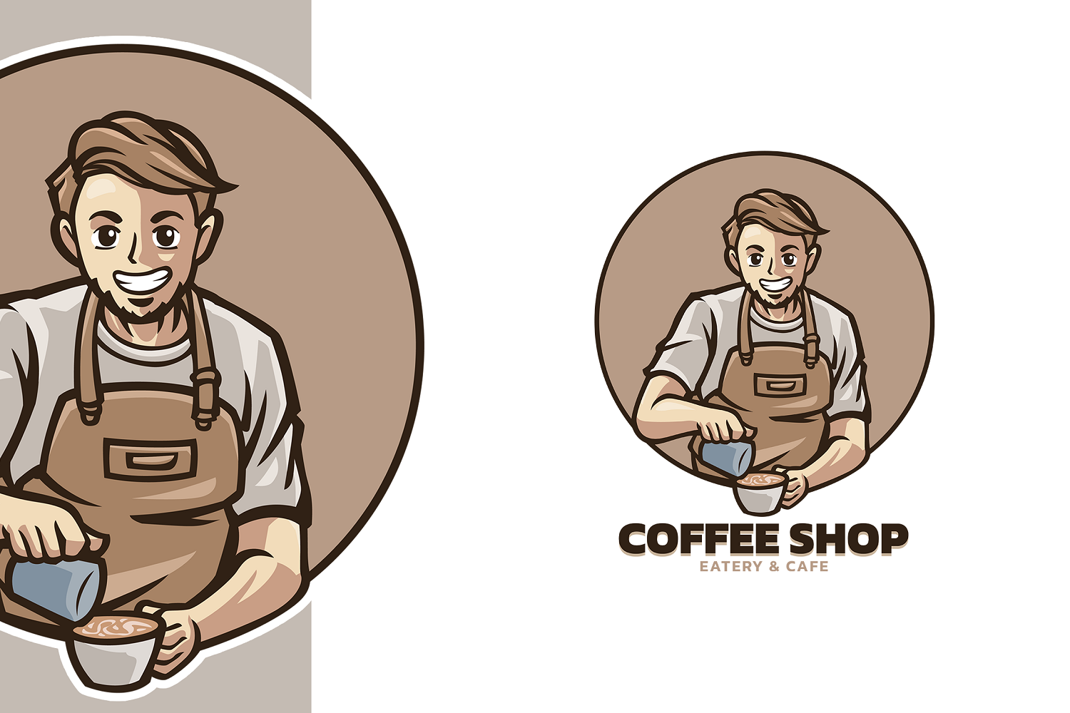 Kit Graphique #334091 Coffee Caf Divers Modles Web - Logo template Preview