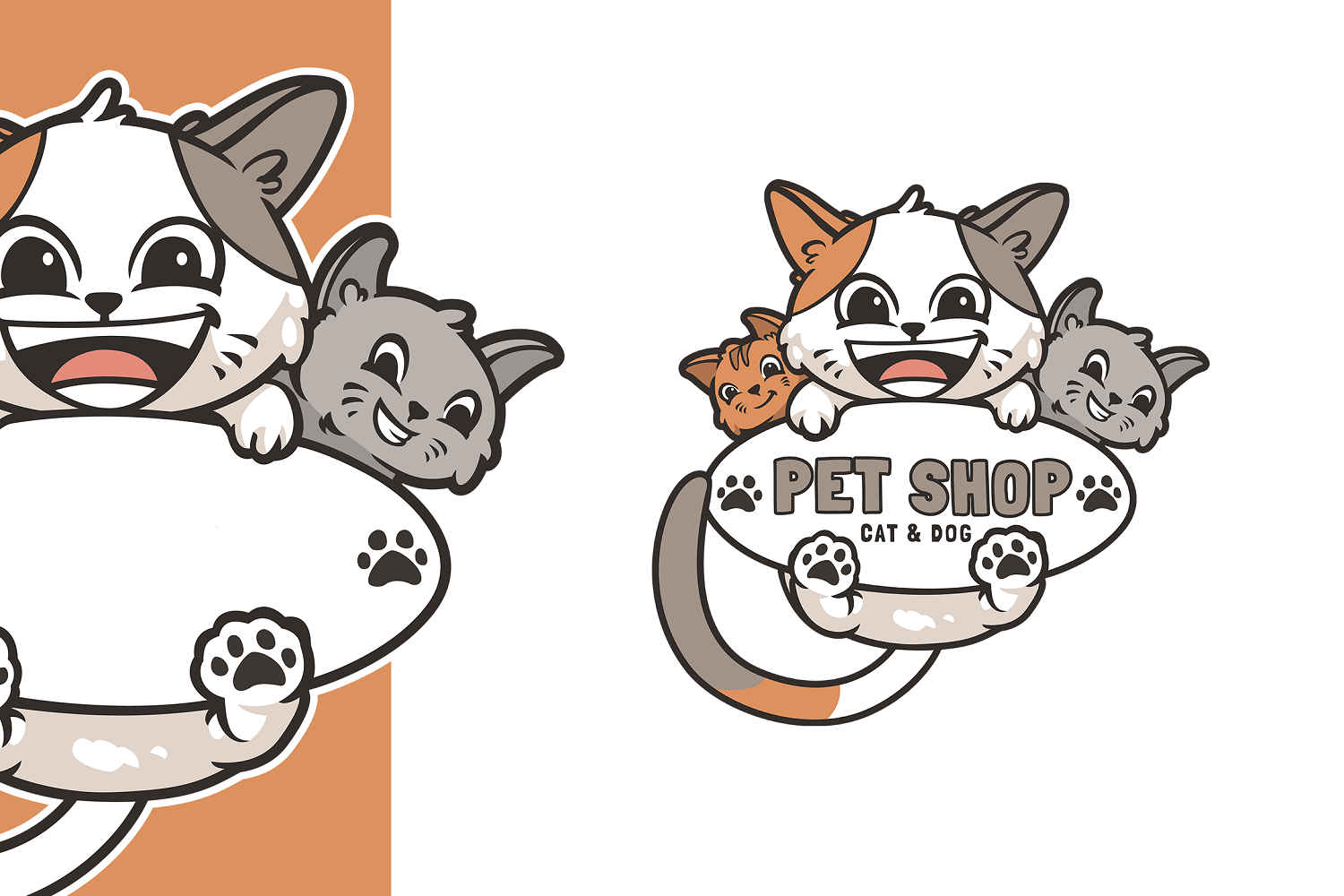 Kit Graphique #334092 Cat Chien Divers Modles Web - Logo template Preview