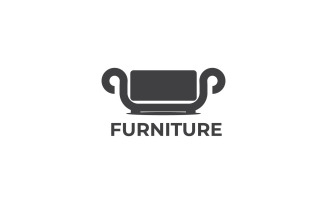 Furniture Logo Design Template Vector