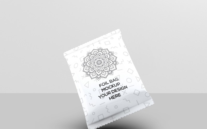 Foil Bag Packaging Mockup 4 Product Mockup