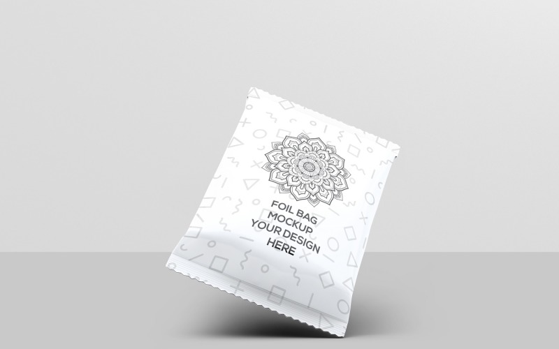 Foil Bag Packaging Mockup 5 Product Mockup