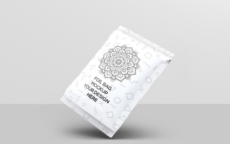 Foil Bag Packaging Mockup 7 Product Mockup