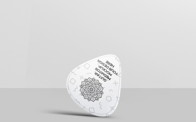 Guitar Mediator Mockup - Guitar Pick 6 Product Mockup