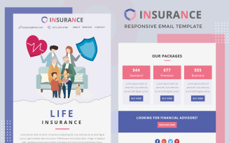 Insurance – Responsive Email Template