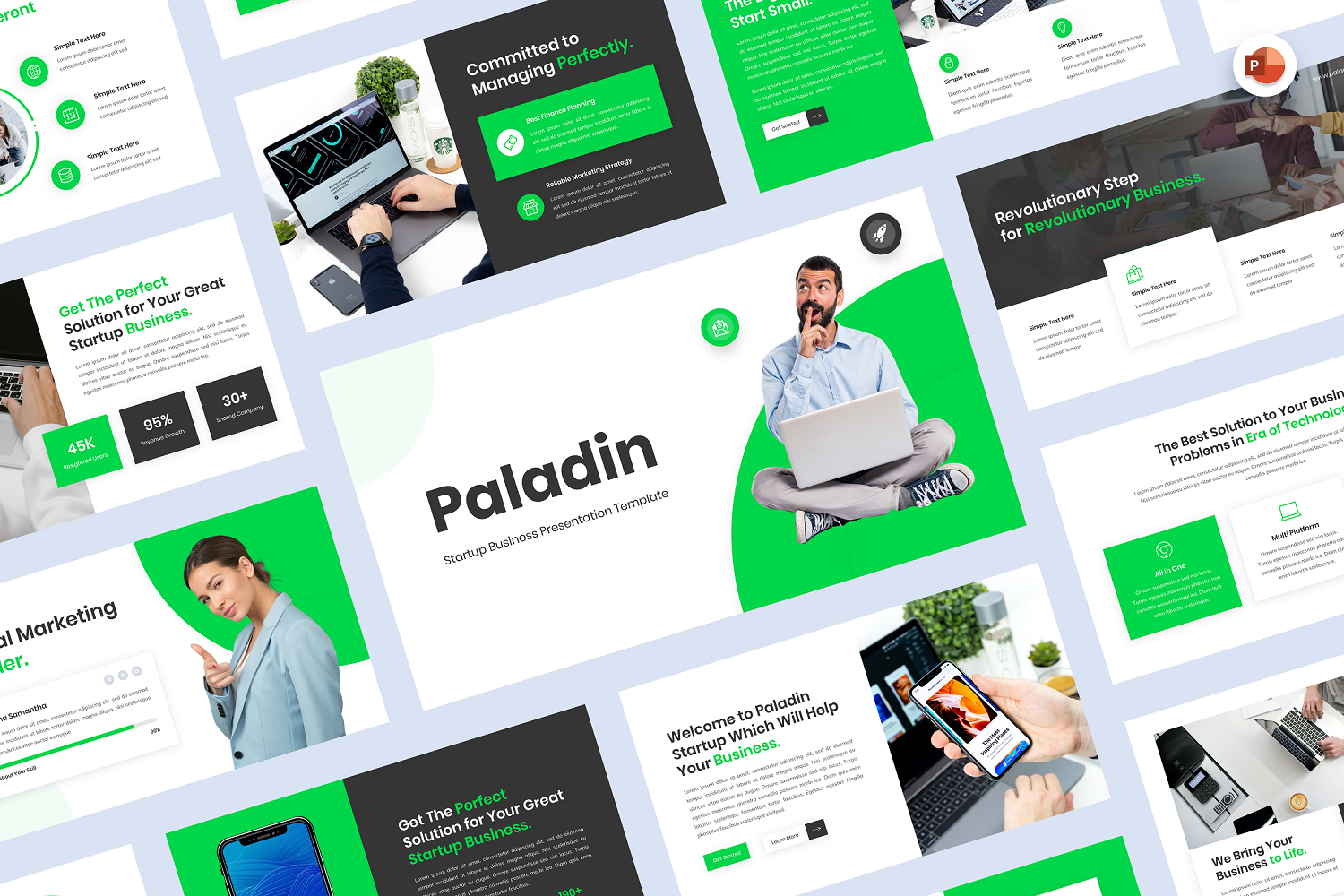 Paladin - Startup Business PowerPoint Template