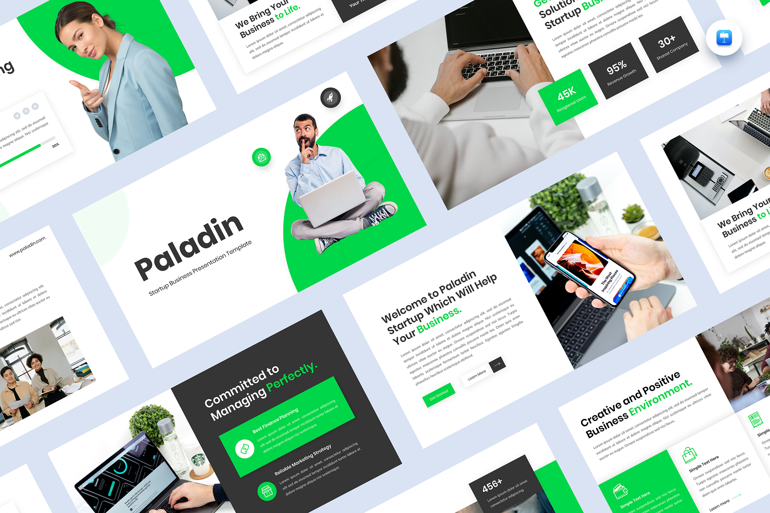 Paladin - Startup Business Keynote Template