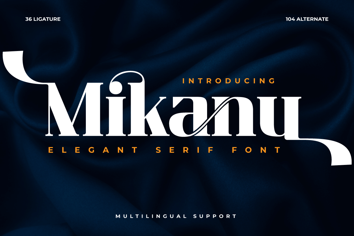 Mikanu | Serif Classic Modernism