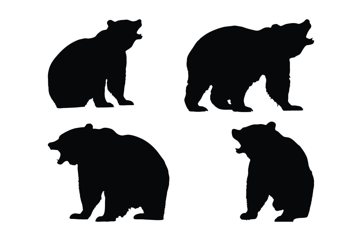 Template #334219 Bear Silhouette Webdesign Template - Logo template Preview