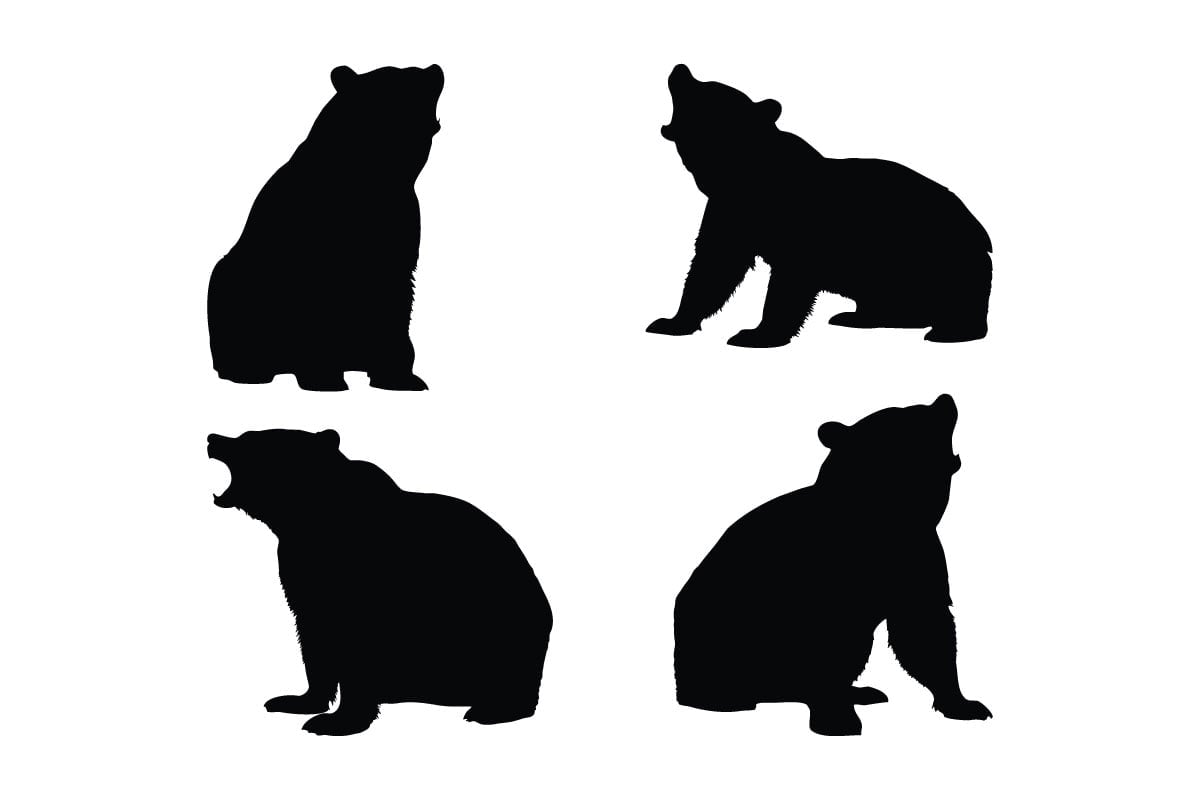 Template #334228 Bear Silhouette Webdesign Template - Logo template Preview