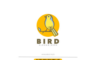 Bird logo design template illustration