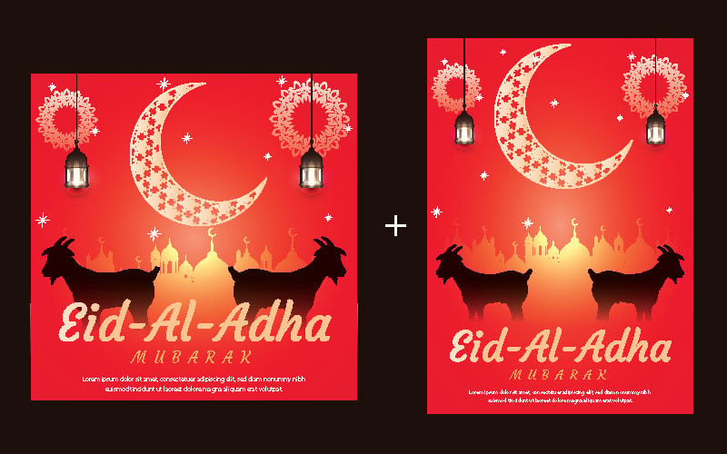 Eid-Al-Adha Template - Bakra Eid Template Corporate Identity