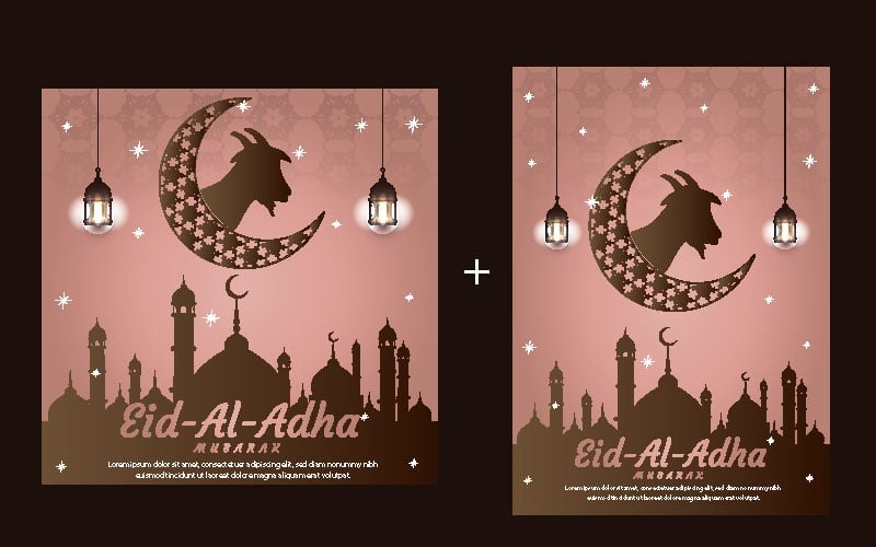 Eid-Al-Adha Template - Eid Template Corporate Identity