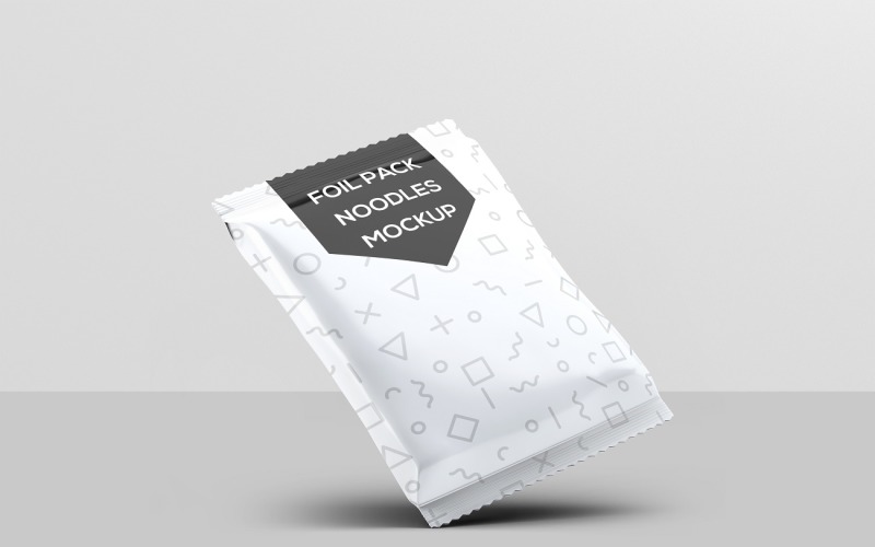 Foil Bag - Instant Food Foil Bag Mockup 4 Product Mockup