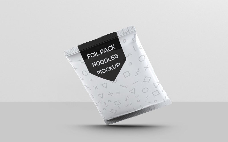 Foil Bag - Instant Food Foil Bag Mockup 5 Product Mockup