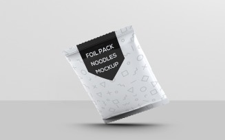 Foil Bag - Instant Food Foil Bag Mockup 5