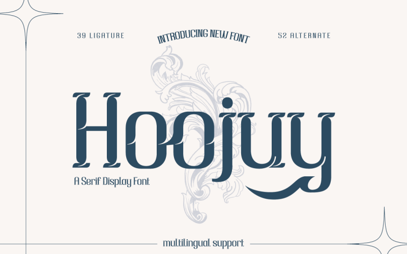 Hoojuy | Serif Classic Modernism Font