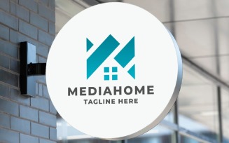 Media Home Pro Logo Template