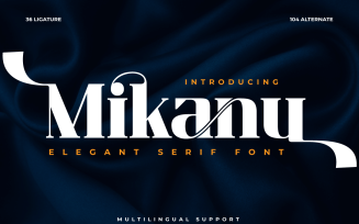 Mikanu | Serif Classic Modernism