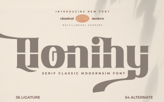 Qonihy | Serif Classic Modernism
