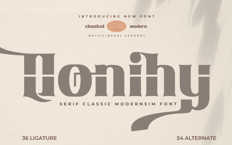 Qonihy | Serif Classic Modernism Font