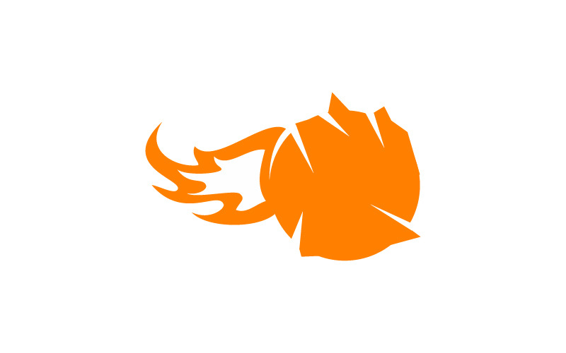 Rough Ball Shoot logo template Logo Template