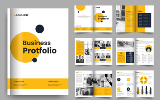 Corporate company business brochure company profile multipage brochure template design