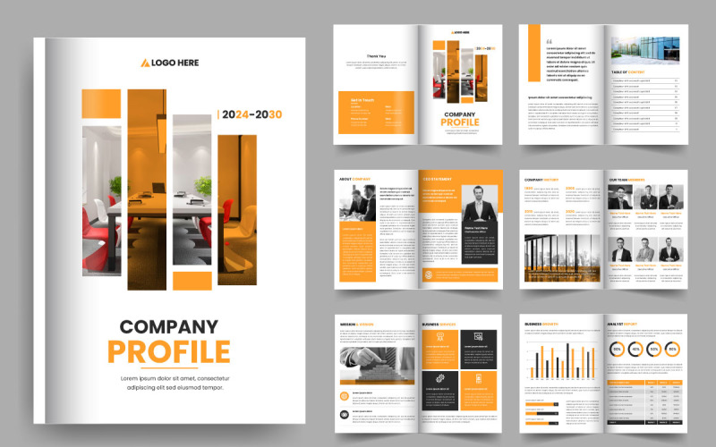 Corporate company profile business brochure template Corporate Identity